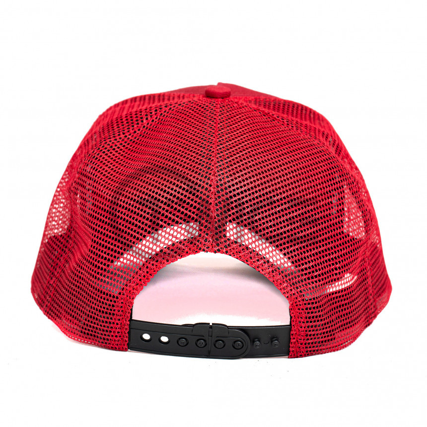Czerwona czapka dla dzieci Twinzz 3D Mesh Trucker