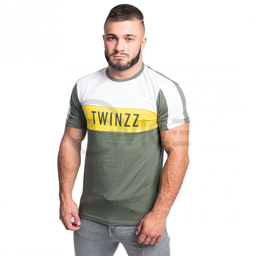 Zielona khaki t -shirt Twinzz Nelson