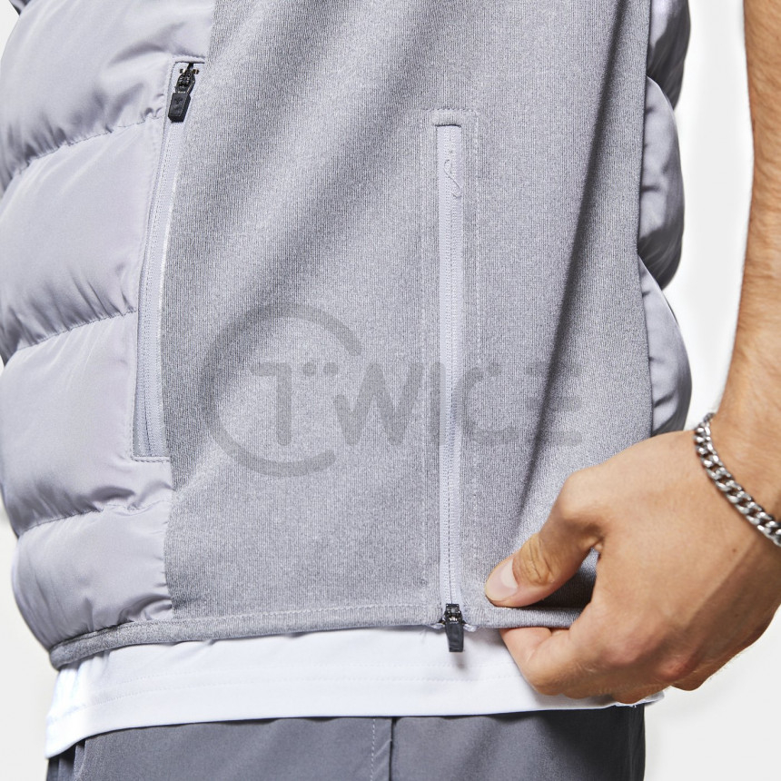 Grey Sport Vest zip gillet