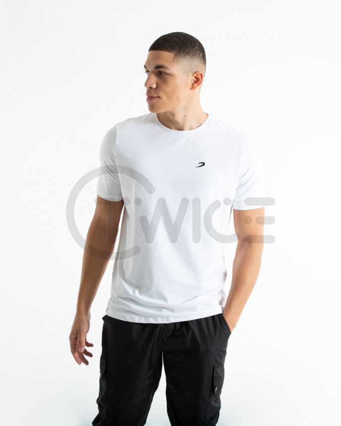 Biała koszulka Boxraw T-shirt uderz