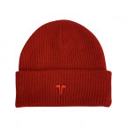 Rudowa czapka z czerwonej czapki