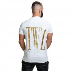 Biała koszulka TWINZZ Rossi białe złoto