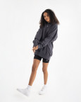 Women's dark gray oversize sweatshirt Boxraw 